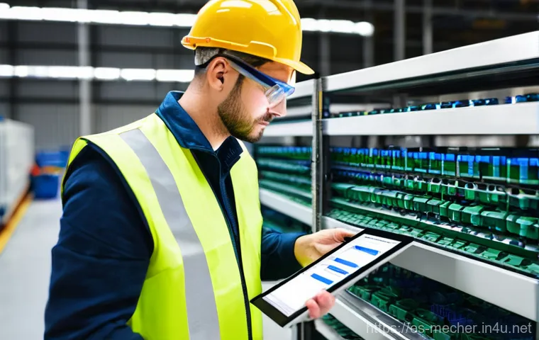 기계설계기사 실무에서의 설계 도면 오류 사례 - **Prompt:** A diligent female mechanical engineer sits at a high-tech workstation, surrounded by mul...